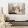 Verf - Abstract - Beige - Kunst canvas 2cm klein -sfeer6