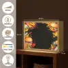 Fastfood - Graffiti - Hamburger - Eten - Modern Light Box met batterij (Wandlamp) middel -USP_websiteoverzichtNL