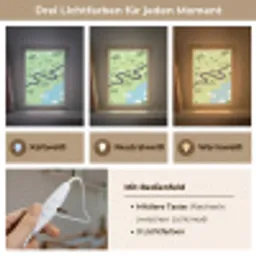 Auto - Bergweg - Natuur - Illustratie Light Box met kabel (Kinderlampje) klein -USP_lichtkleurDE