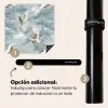 Wolken - Kraanvogels - Blauw Inductie beschermer vinyl 3mm middel 274 -zzzzzzz-induclip_ES