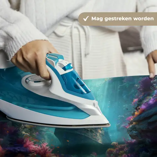 Schip - Hout - Koraalriffen - Zonlicht Wandkleed katoen klein -sfeer9