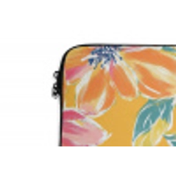 Textuur - Bloemen - Kleurrijk laptophoes neopreen klein 279 -detail