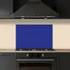 Blauw - Effen kleur - Donkerblauw keuken achterwand spatscherm klein 900 -sfeer1