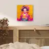 Bloemen - Vrouw - Kimono - Roze plexiglas 5mm klein -sfeer4
