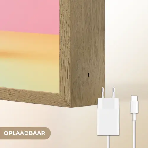 Pastel - Snoep Light Box met batterij (Wandlamp) middel -USP_websiteoplaadbaarNL