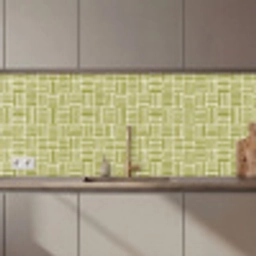 Vlecht - Patroon - Groen keuken achterwand 2 middel 871 zz_3dshopping