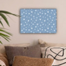 Sterretjes - Patroon - Blauw canvas 2cm klein 34 -sfeer1
