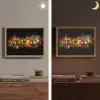 Groente - Eten - Kruiden - Graffiti - Koken Light Box met batterij (Wandlamp) middel -sfeer3