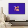 Yes fun - Kleurrijk - Collage-stijl canvas 2cm klein -sfeer6