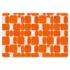 Patroon - Retro - Oranje Placemat vinyl groot 368 -zzsfeer1_Kitchenyeah-website