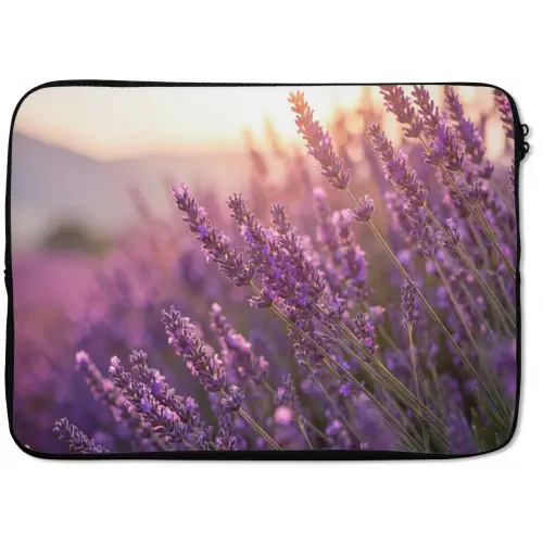 Lavendel - Paars - Zonlicht laptophoes neopreen klein -zkaufland3dotto