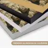 Strandbedden - Zee - Stenen - Baai Textielframe zwart klein -USP_kleurenNL