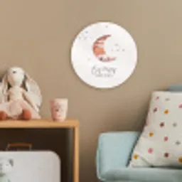 Kinderen - Spreuken - Big happy dreams - Jongens - Meisjes - Waterverf Wandcirkel kunststof plaat 5mm dik klein -tsfeer1_kind
