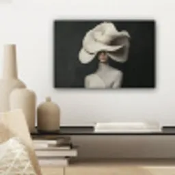 Modern - Vrouw - Hoed canvas 2cm klein -sfeer6