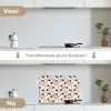Bloemen - Botanisch - Bordeaux keuken achterwand spatscherm klein 900 -voor_na_NL