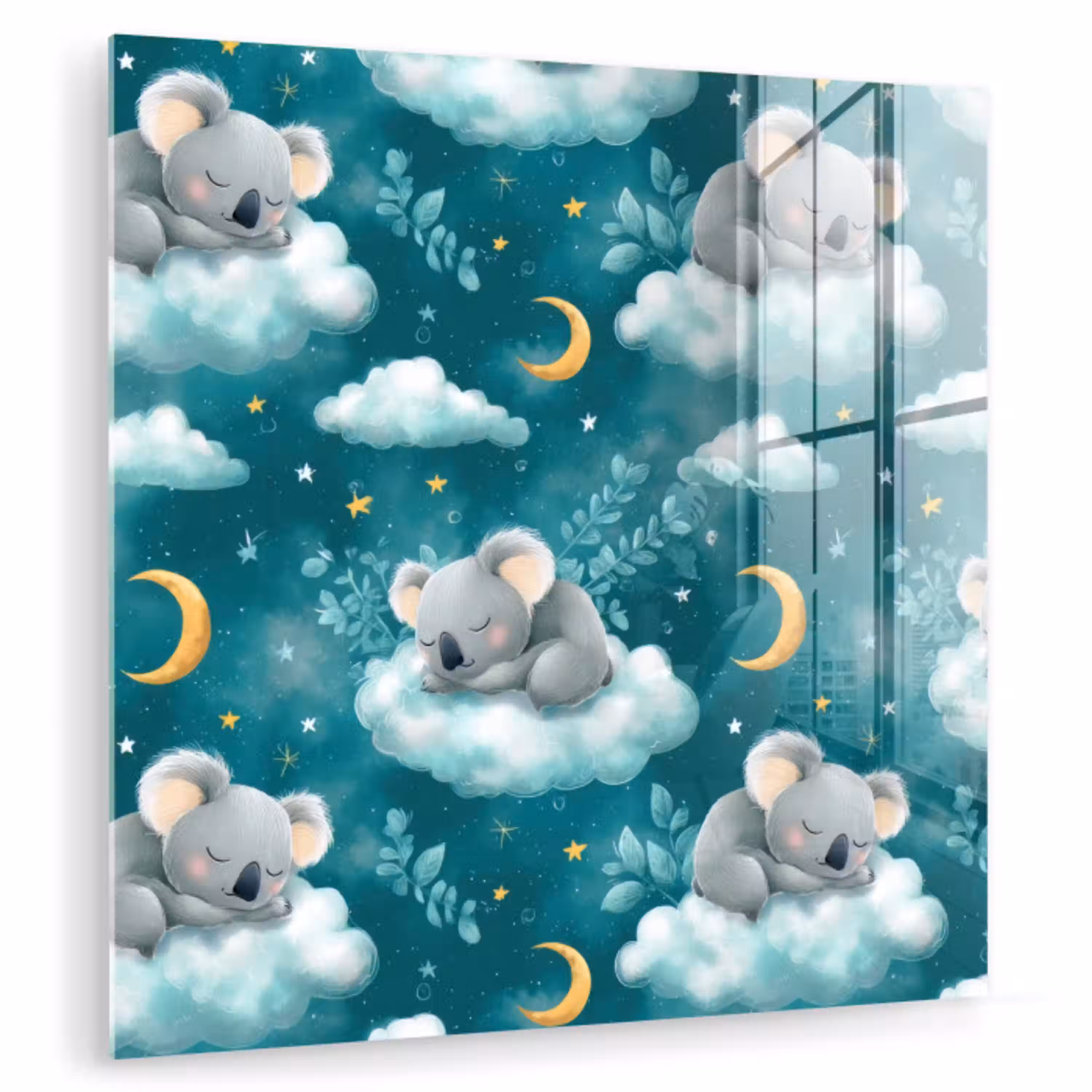 Koala's - Betoverend - Blauw plexiglas 5mm klein 11 -zzzproduct_nieuw