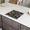 Glasachtig - Levendige - Stenen Inductie beschermer vinyl 3mm middel 274 -sfeer8