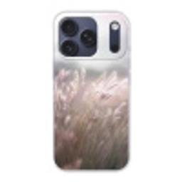 Graspluimen - Wind - Beige - Mistig Telefoonhoesje iPhone 17 Pro klein -3d