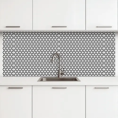 Geometrie - Lijn - Abstract - Patroon keuken achterwand 2 middel 871 -3d