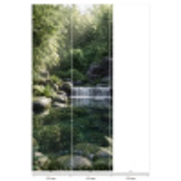 Beek - Waterval - Natuur - Groen Behang Vlies klein -USP_banen