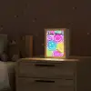 Smileys - Kleurrijk - Neon Light Box met kabel (Kinderlampje) klein -sfeer1_kind