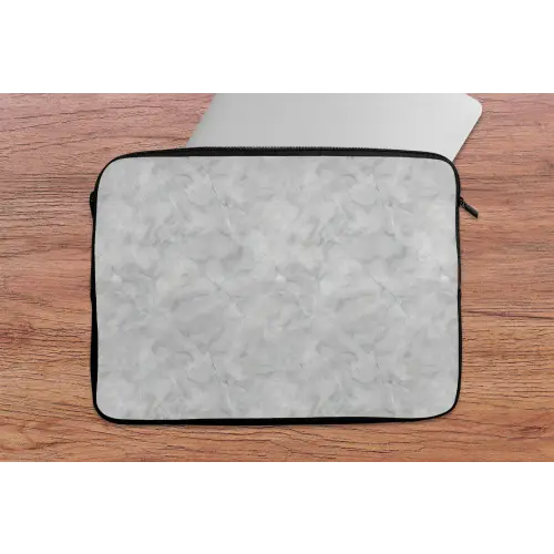 Grijs - Marmer - Mat laptophoes neopreen klein 279 -tafel