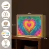 Hart - Tie Dye - Kleurrijk Light Box met batterij (Wandlamp kind) middel -USP_websiteoverzichtNL