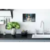 Sneeuwpop - Sneeuw - Winter - Bos Muursticker klein -keuken