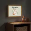 Illustratie - Vos - Konijn - Bladeren Light Box met batterij (Wandlamp kind) middel -sfeer5_kind