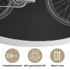 Lijnen - Illustratie - Wit Akoestische PET Vilt - Rond klein -closeup_NL