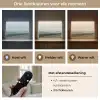Grijs - Berg - Paarden Light Box met batterij (Wandlamp) middel -USP_lichtkleurNL