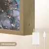 Marmer - Goud - Rosé Light Box met batterij (Wandlamp) middel -USP_websiteoplaadbaarNL