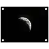 Maan - Hemel - Zwart - Schaduw tuinposter los doek klein -3d