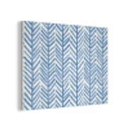 Patroon - Streep - Blauw PET vilt klein 837 -3d