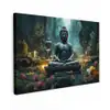 Boeddha - Beeld - Buddha - Zen - Kunst - Boedha canvas 2cm klein -z3d