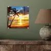 Strand - Horizon - Zonsondergang - Palmboom - Zee plexiglas 5mm klein -sfeer3
