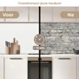 Natuurstenen - Muur - Afbrokkeling keuken achterwand 2 middel 871 -voor-na2_NL