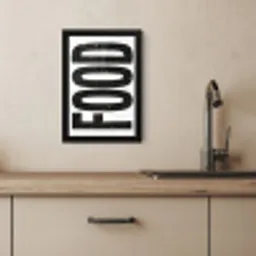 Food - Zwart - Wit - Decoratie KitchenYeah - Keuken - Fotolijst klein -sfeer2