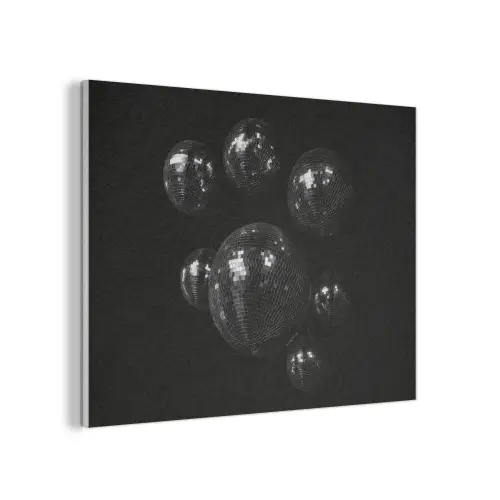 Discoballen - Minimalistisch - Zwart PET vilt klein -3d