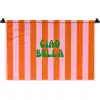 Strepen - Oranje - Verticaal - Ciao bella Wandkleed katoen klein -zz3d