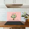 Bloemen - Lint - Kaartje keuken achterwand spatscherm klein -sfeer2