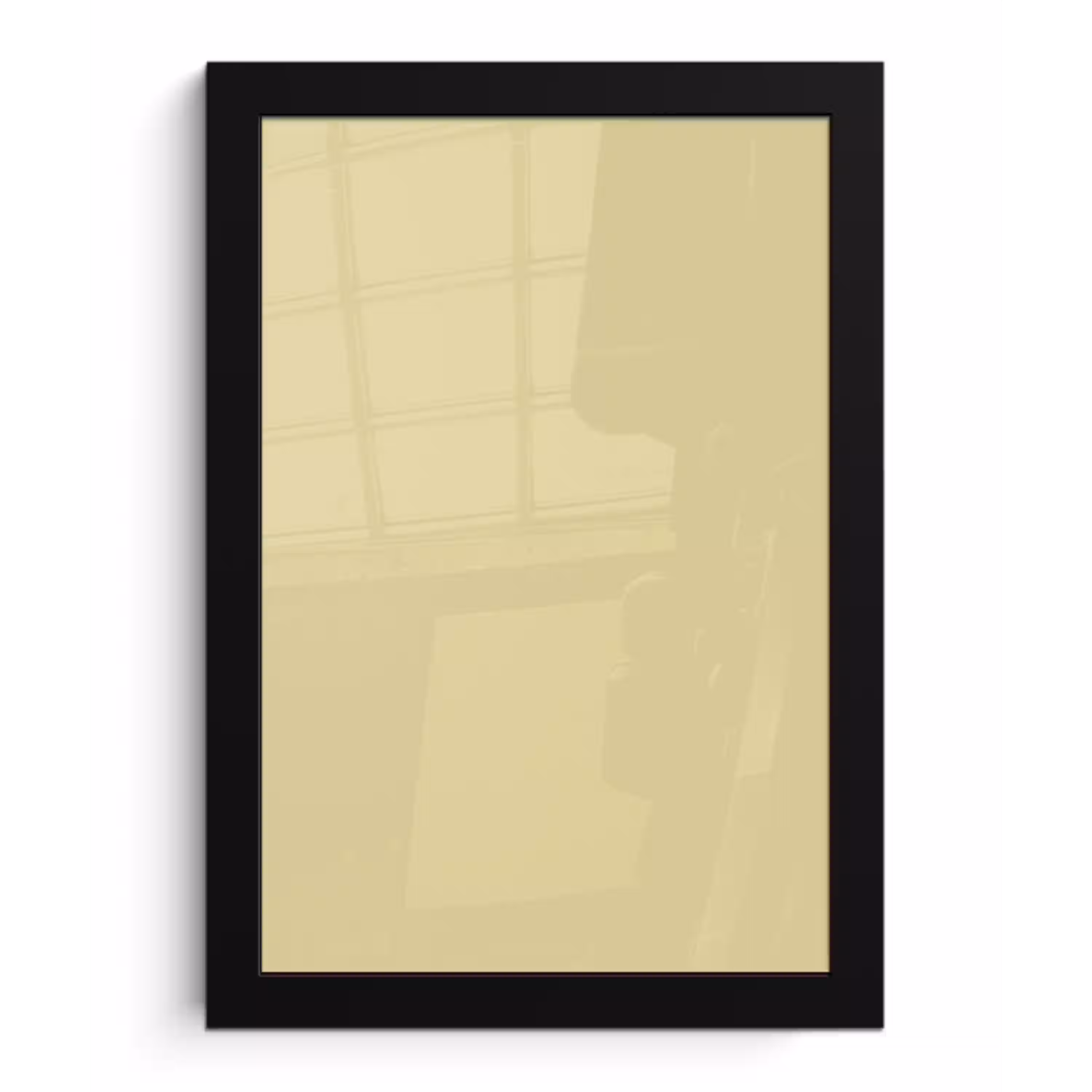 Mellow - Touch - Geel fotolijst zwart zonder passe partout klein 224 -3d