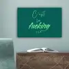 c'est la fucking vie - Groen - Handgeschreven canvas 2cm klein -sfeer4