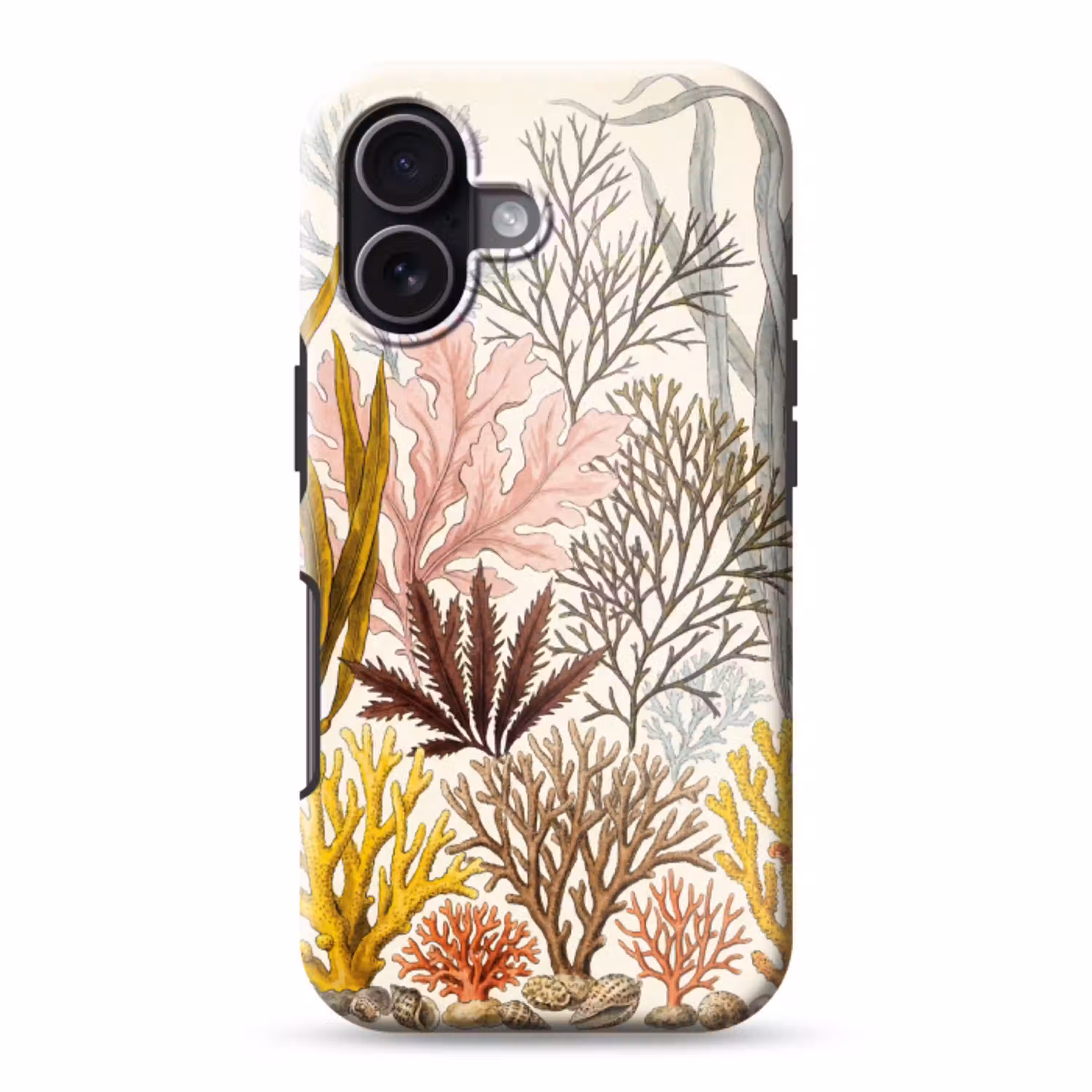 Natuur - Onderwater - Botanisch - Vintage - Kleurrijk Toughcase MagSafe Apple iPhone 17 klein -3d