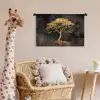 Boom - Schilderij - Goud - Abstract Wandkleed katoen klein -wsfeer5_kind