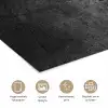 Beton - Structuur - Retro - Zwart - Grijs - Rustiek poster papier klein -closeup_NL