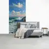 Zee - Golven - Rotsen - Meeuwen fotobehang vinyl groot -slaapkamer