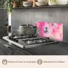 Discobal - Pink - Verf keuken achterwand spatscherm klein -usp_FR