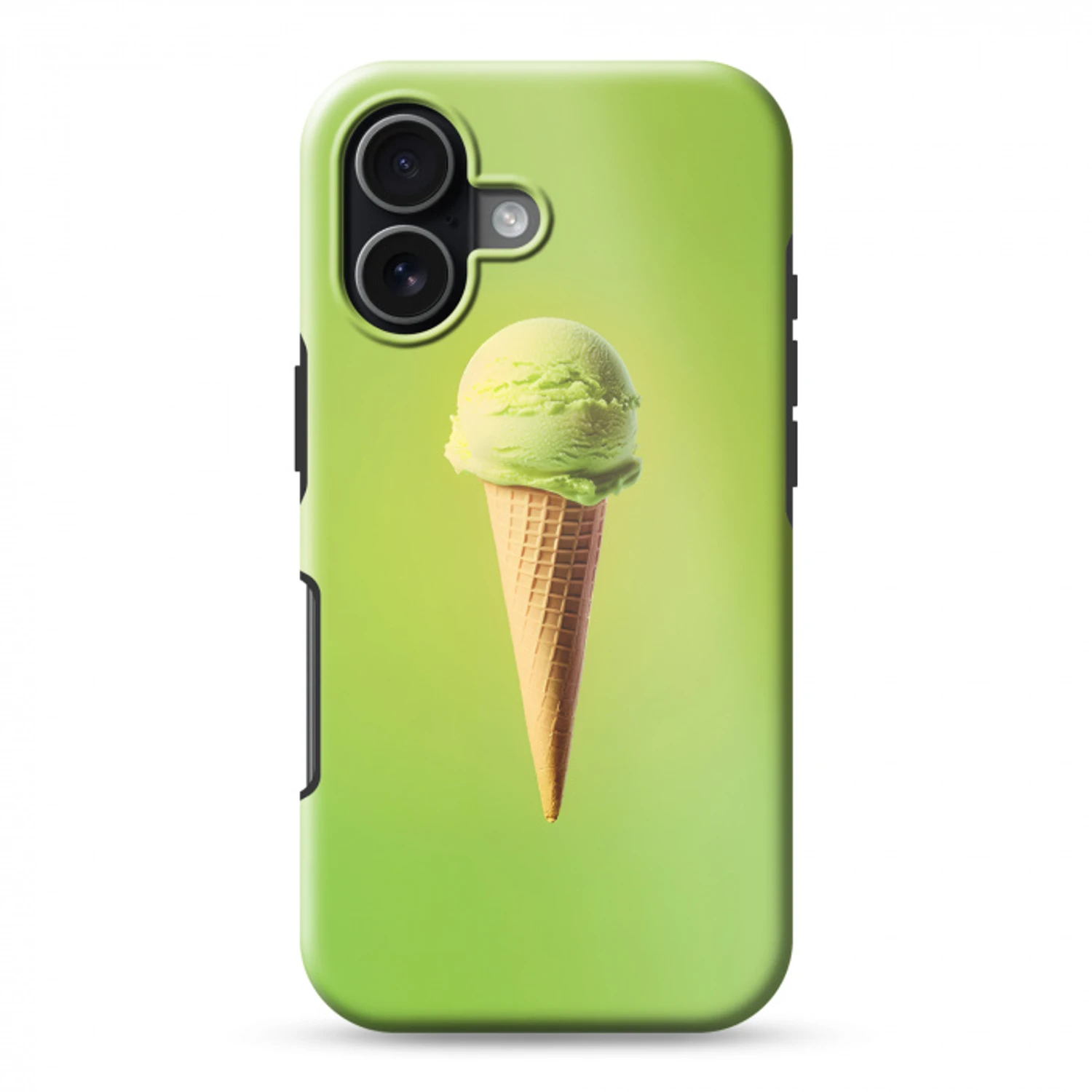 Hoorntje - Schepijs - Groen Toughcase MagSafe Apple iPhone 17 klein -3d