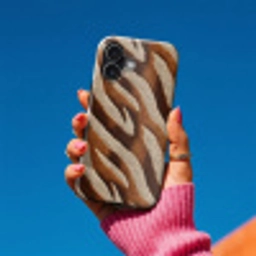 Zebra - Patroon - Bruin Toughcase MagSafe Apple iPhone 17 klein 1017 -Sfeer1V